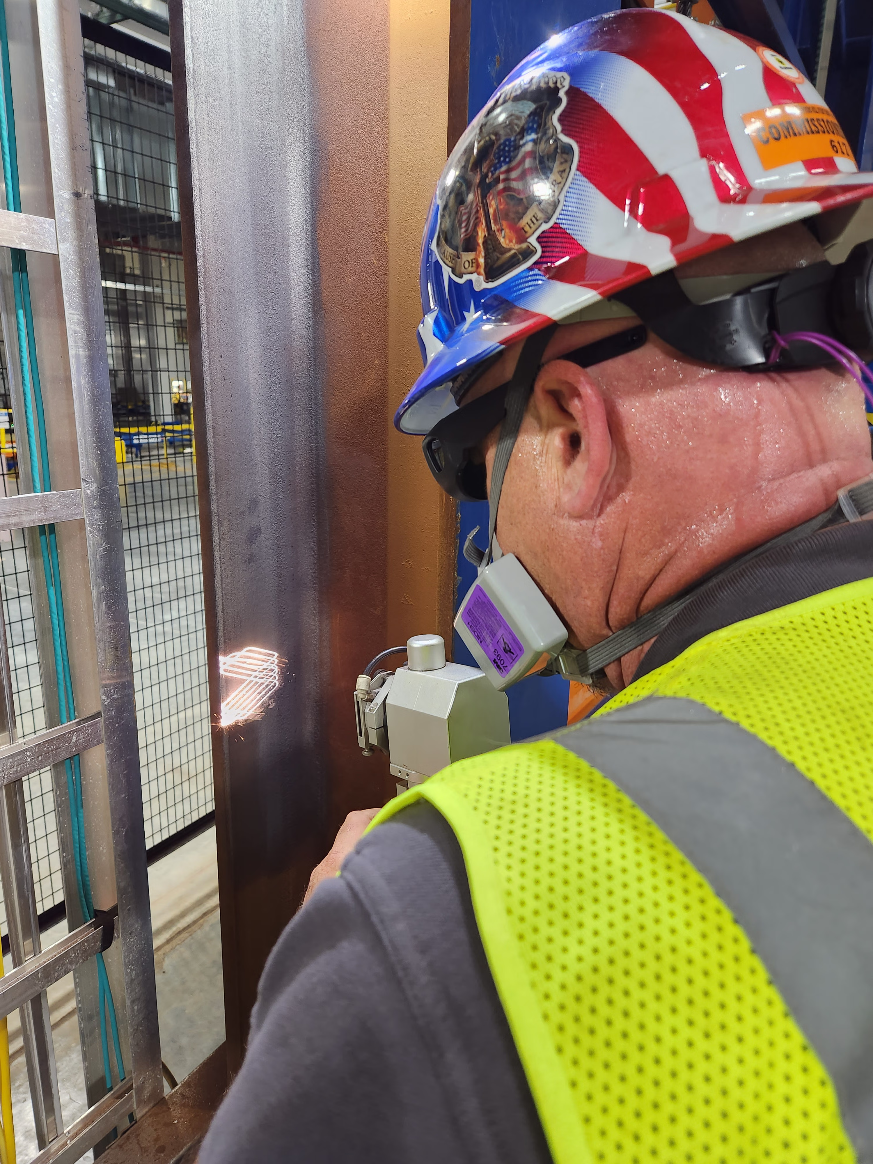 Industrial jobsite safety.
